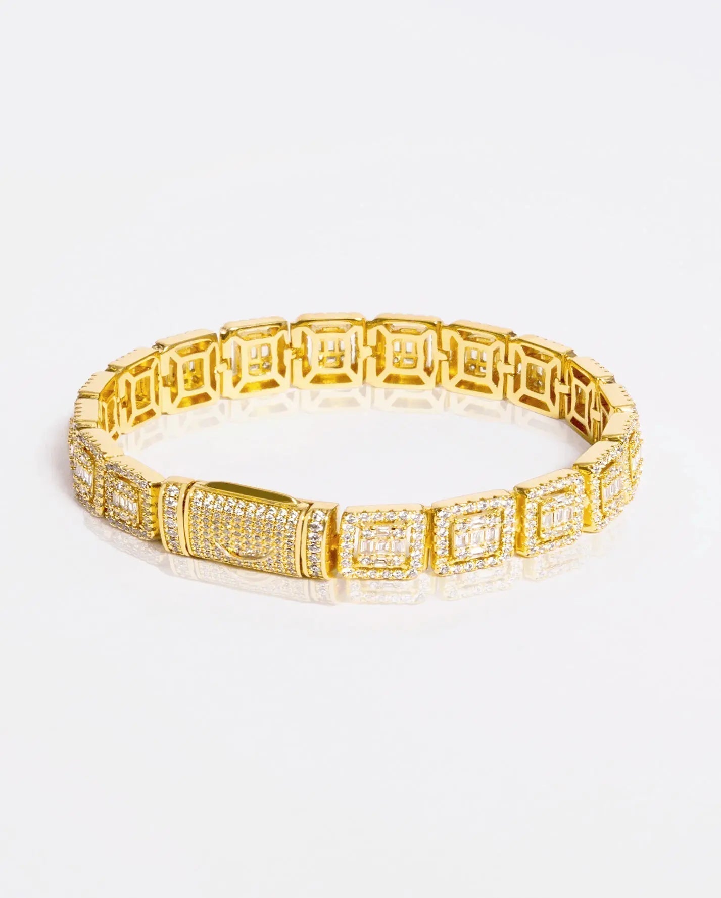 VALORSKI® 12mm Clustered Tennis Bracelet