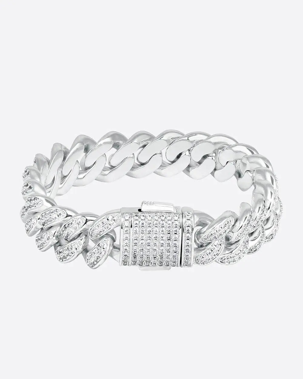VALORSKI® 12MM ICED CUBAN LINK BRACELET
